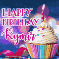 Happy Birthday Kymir - Lovely Animated GIF