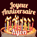 Joyeux anniversaire Kyon GIF