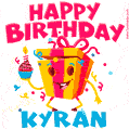Funny Happy Birthday Kyran GIF