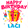 Funny Happy Birthday Laci GIF