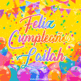 Feliz Cumpleaños Lailah (GIF)