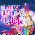 Happy Birthday Lakota - Lovely Animated GIF