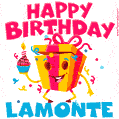 Funny Happy Birthday Lamonte GIF