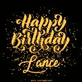Happy Birthday Card for Lance - Download GIF and Send for Free