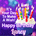 It's Your Day To Make A Wish! Happy Birthday Laney!
