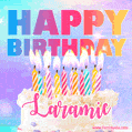 Funny Happy Birthday Laramie GIF