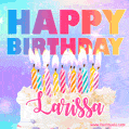 Funny Happy Birthday Larissa GIF