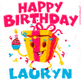 Funny Happy Birthday Lauryn GIF
