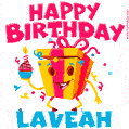 Funny Happy Birthday Laveah GIF