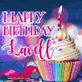 Happy Birthday Lavell - Lovely Animated GIF