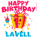 Funny Happy Birthday Lavell GIF