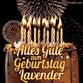 Alles Gute zum Geburtstag Lavender (GIF)