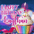 Happy Birthday Laythan - Lovely Animated GIF