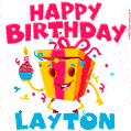Funny Happy Birthday Layton GIF