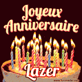 Joyeux anniversaire Lazer GIF