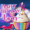 Happy Birthday Lazer - Lovely Animated GIF