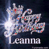 Elegant silver crown with ruby and sapphire gemstones on top of diamond cursive text, custom-designed for Leanna.