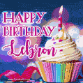 Happy Birthday Lebron - Lovely Animated GIF