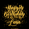 Happy Birthday Card for Lenin - Download GIF and Send for Free