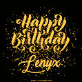 Happy Birthday Card for Lenyx - Download GIF and Send for Free
