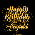 Happy Birthday Card for Leopold - Download GIF and Send for Free