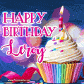 Happy Birthday Leroy - Lovely Animated GIF