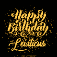 Happy Birthday Card for Leviticus - Download GIF and Send for Free