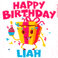 Funny Happy Birthday Liah GIF