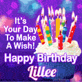 It's Your Day To Make A Wish! Happy Birthday Lillee!