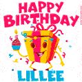 Funny Happy Birthday Lillee GIF