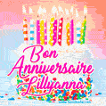 Joyeux anniversaire, Lillyanna! - GIF Animé