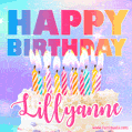 Funny Happy Birthday Lillyanne GIF