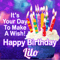 It's Your Day To Make A Wish! Happy Birthday Lilo!