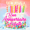 Joyeux anniversaire, Lissette! - GIF Animé