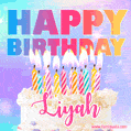 Funny Happy Birthday Liyah GIF