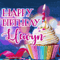 Happy Birthday Llewyn - Lovely Animated GIF