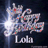 Spectacular light beams and star particles filling a dark sky behind a silver queen headpiece personalized for Lola.