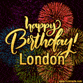 Happy Birthday, London! Celebrate with joy, colorful fireworks, and unforgettable moments.