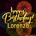 Happy Birthday, Lorenzo! Celebrate with joy, colorful fireworks, and unforgettable moments.