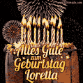 Alles Gute zum Geburtstag Loretta (GIF)