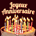 Joyeux anniversaire Lou GIF