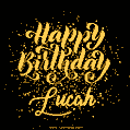 Happy Birthday Card for Lucah - Download GIF and Send for Free