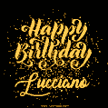 Happy Birthday Card for Lucciano - Download GIF and Send for Free