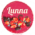 Happy Birthday Cake with Name Lunna - Free Download