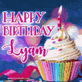 Happy Birthday Lyam - Lovely Animated GIF