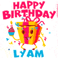 Funny Happy Birthday Lyam GIF
