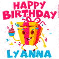Funny Happy Birthday Lyanna GIF