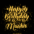 Happy Birthday Card for Maahir - Download GIF and Send for Free