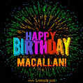 New Bursting with Colors Happy Birthday Macallan GIF and Video with Music