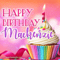 Happy Birthday Mackenzie - Lovely Animated GIF